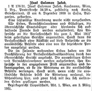 Wiener Zeitung, March 17, 1931