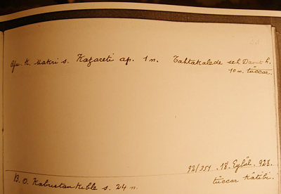 Haim, register 1929