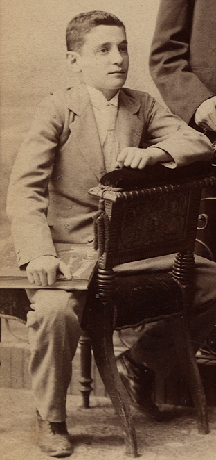 Moritz Abraham, age 15, Ruschuk, 1896