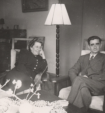 Uriel and Liska, Israel - 1947
