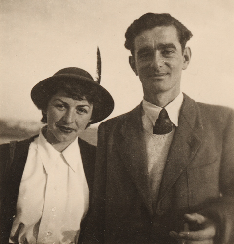 Uriel and Toni, Israel - 1948