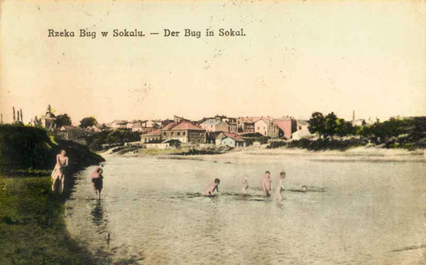 The river Bug in Sokal, 1910