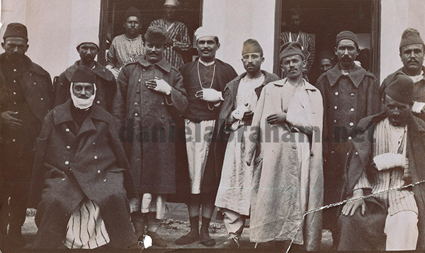 Wounded Turks in the Balkan War, 1913